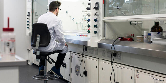 How to sit correctly on a draughtsman chair