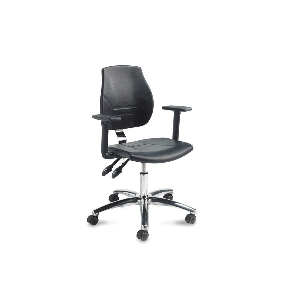 Opus PU chair with height adjustable arms