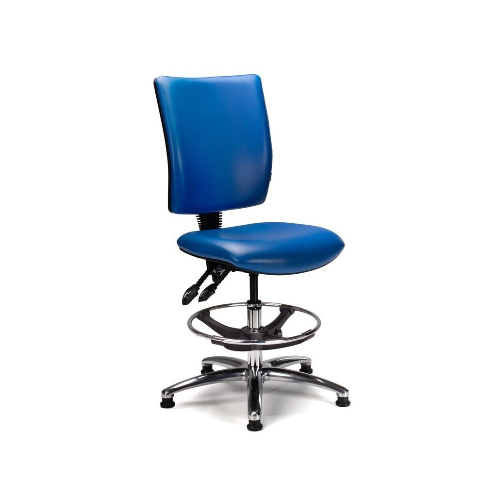 POP mid height lab chair side view