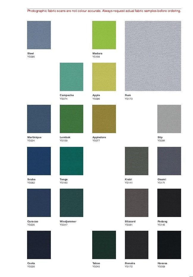 Camira Xtreme Swatch Card 2