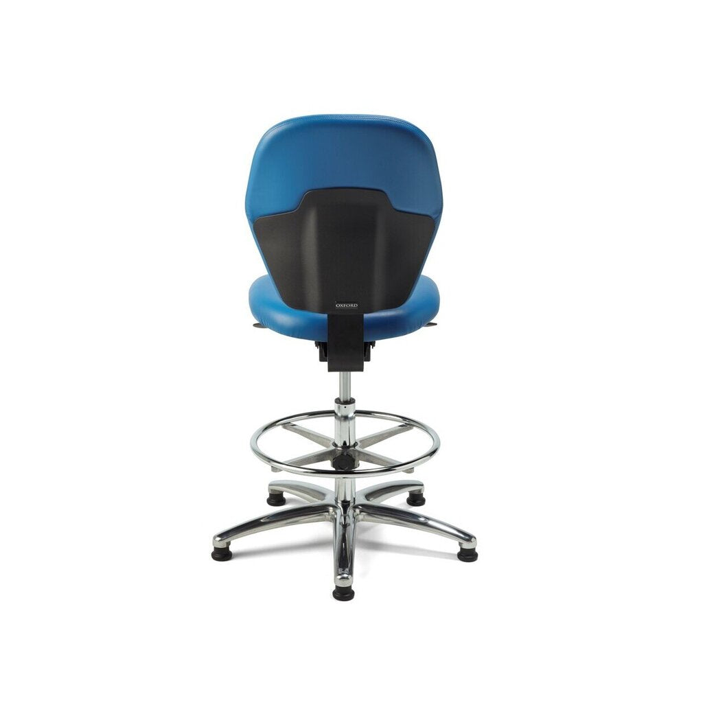 Stratos draughtsman lab chair rear view